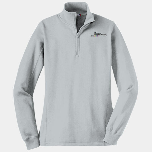 Ladies 1/4 Zip Sweatshirt  Thumbnail