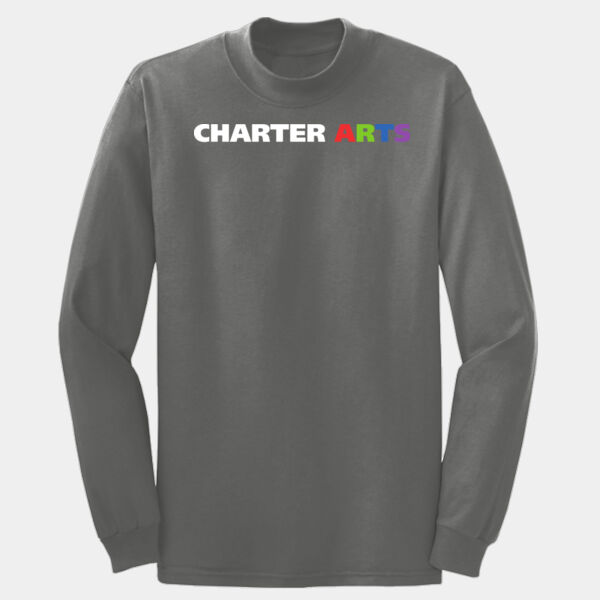 Adult Long Sleeve 5.4 oz. 100% Cotton T Shirt_full chest  Thumbnail