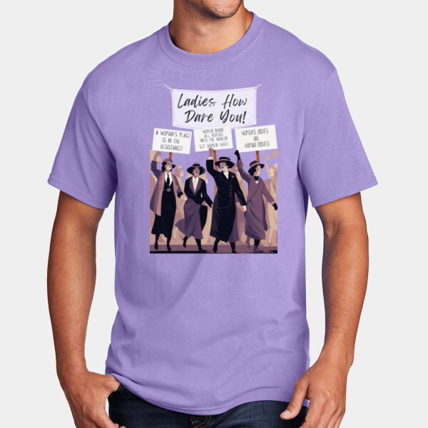 HOW DARE YOU, Adult T Shirt Short Sleeve Thumbnail