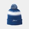 Stripe Pom Pom Beanie Thumbnail