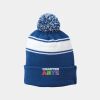 Stripe Pom Pom Beanie Thumbnail